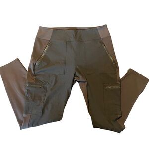 Athleta Gray Cargo Leggings